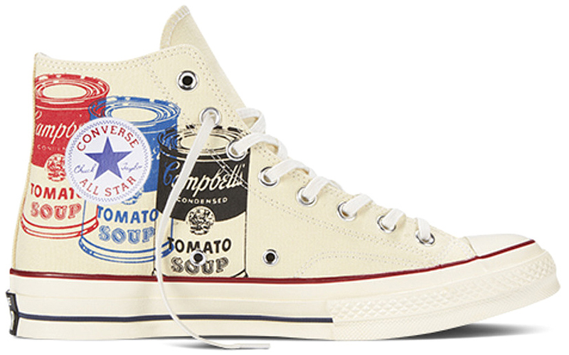Illustration for article titled Converse Is Now Wrapping Its Sneakers In Andy Warhol's Art